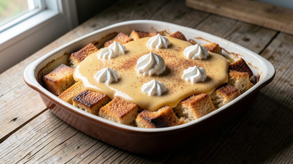 Amish Bread Pudding Recipe: Warm Vanilla Spice with Caramelized Crust
