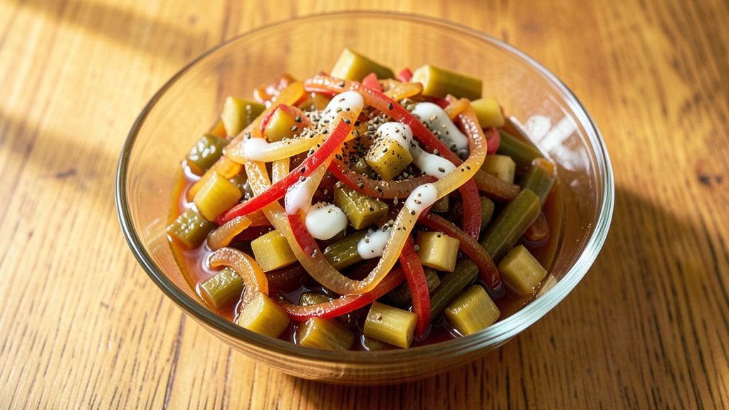 Amish Sweet Pickle Relish Recipe: Crunchy Chunks and Vinegar-Kissed Tang