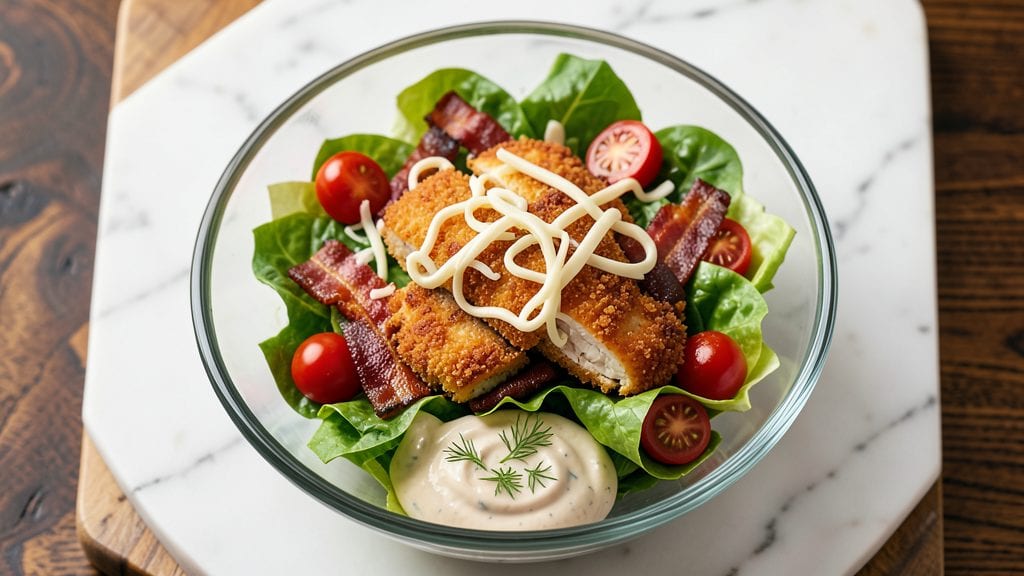 Applebee's Chicken Salad Recipe: Crispy Chicken and Creamy Ranch Perfection