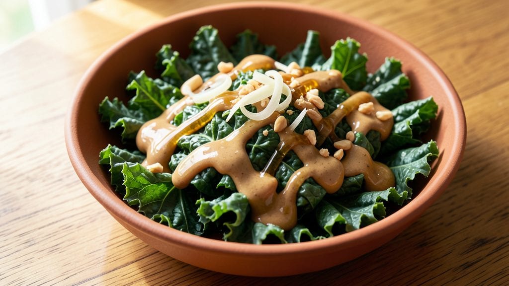 Baby Kale Salad Recipe: Bright, Peppery Bites With Lemon-Tahini Zing