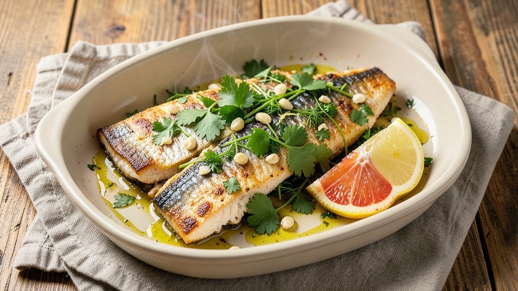 Baked Mackerel Recipe: Lemon-Herb Crust for Flaky, Buttery Fish