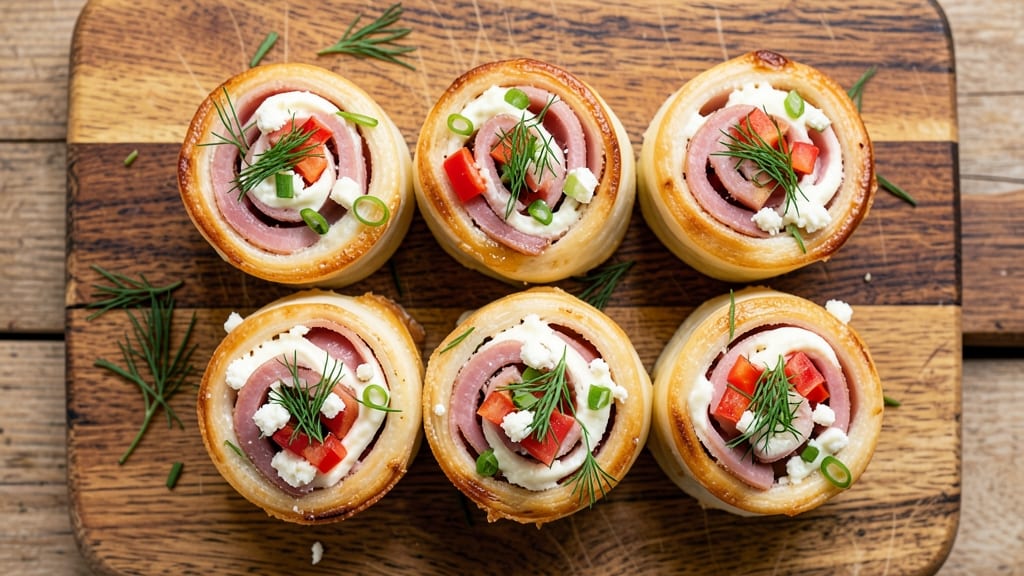 Baked Pinwheels Recipe: Flaky Layers with Sweet and Savory Filling