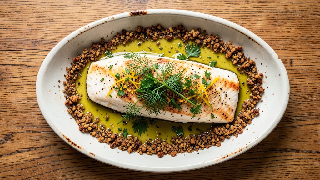 Baked White Fish Fillets Recipe: Lemon-Herb Crust With Flaky Centers