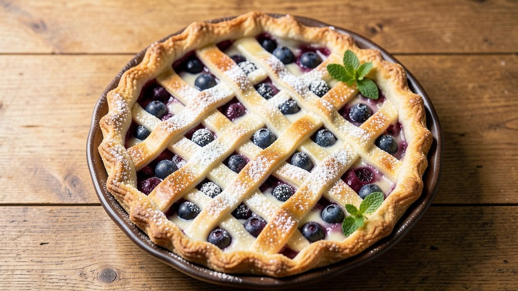 Betty Crocker Classic Blueberry Pie Recipe: Bursting Juicy Berries and Flaky Lattice Top