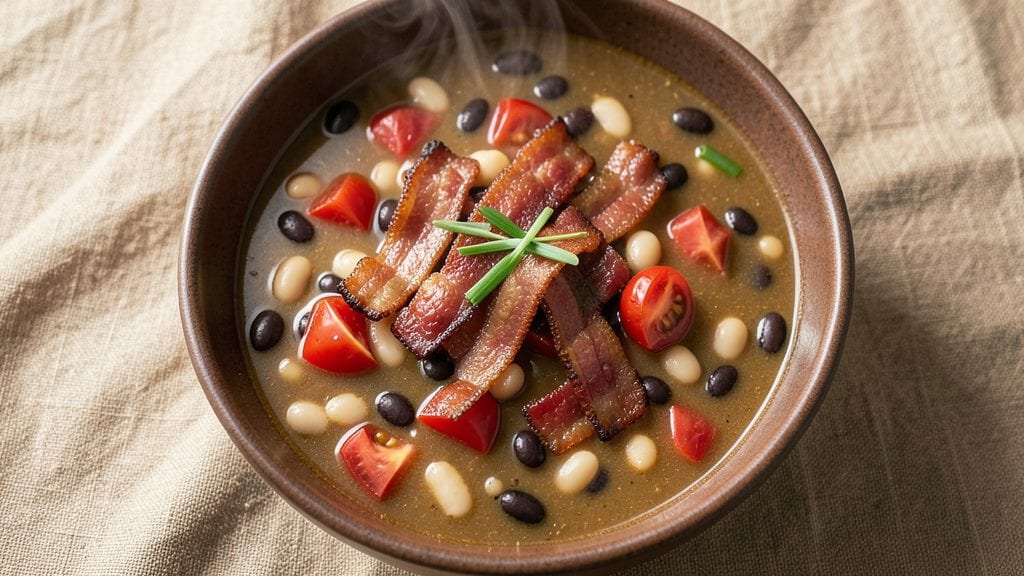 Campbell's Bean and Bacon Soup Copycat Recipe: Smoky Bacon Bites and Hearty Beans in One Pot
