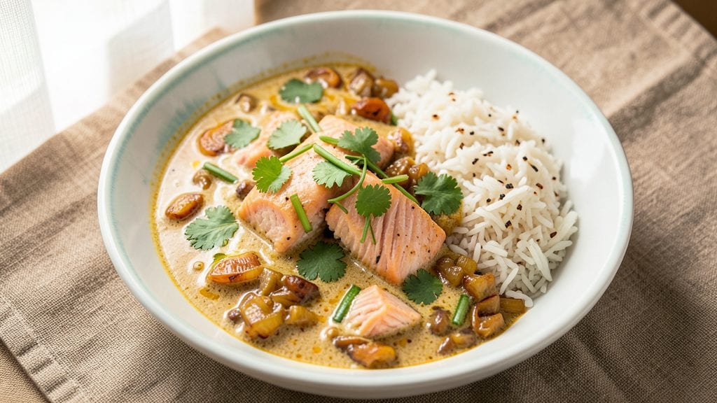 Canned Salmon Curry Recipe: One-Pot Creamy Spice Bomb in 25 Minutes