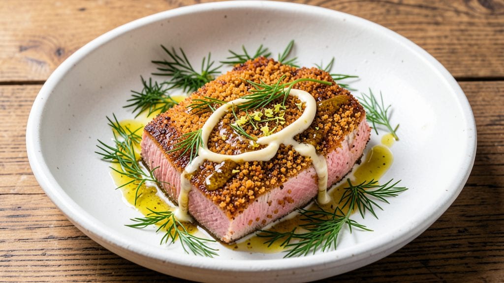 Canned Tuna Steak Recipe: Crispy-Baked Crust With Flaky Interiors