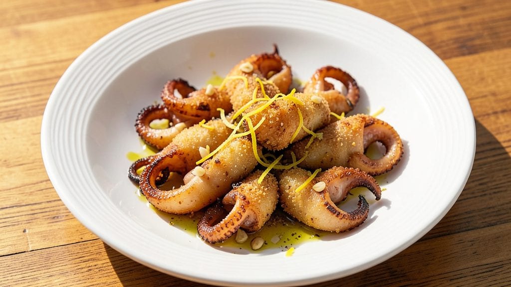 Cook Squid Recipe: Crispy Calamari with Lemon-Zest Bite