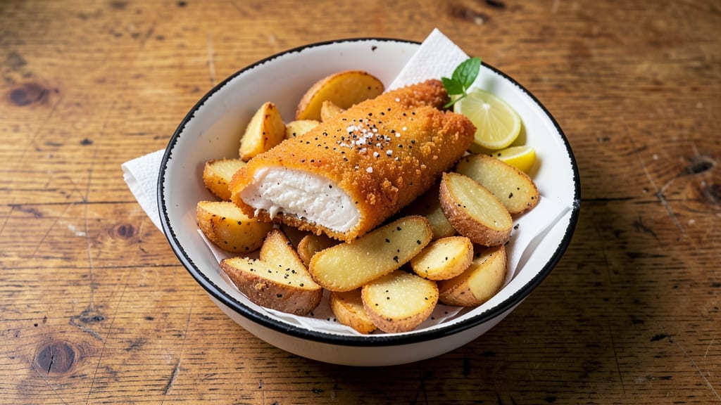 Deep Fried Fish and Chips Recipe: Crunchy Battered Fish with Golden Potatoes