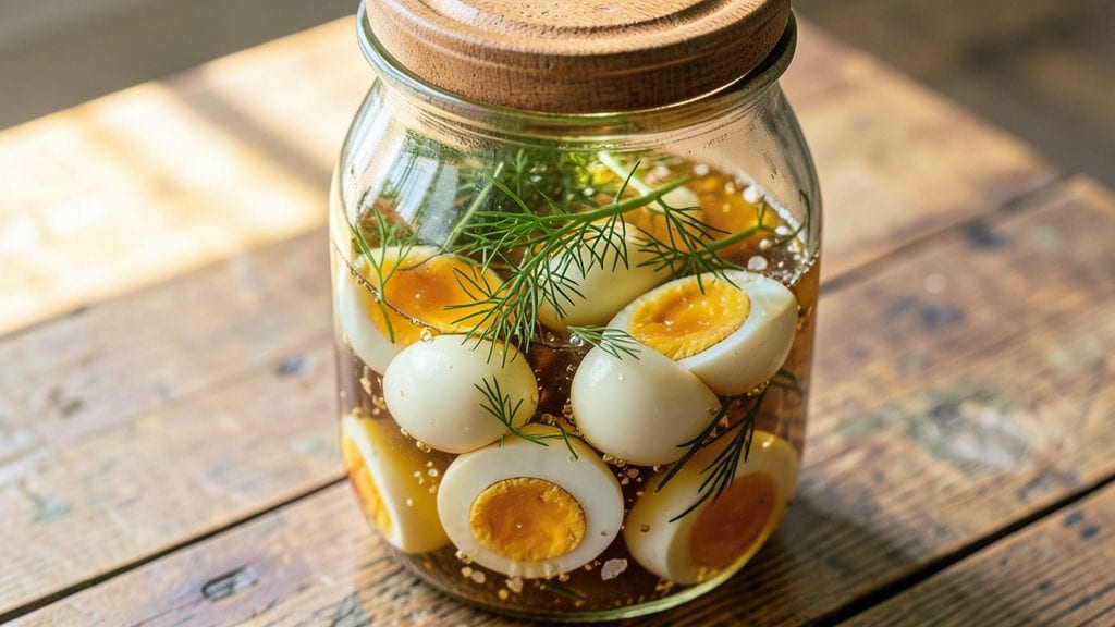 Mom's Pickled Eggs Recipe: Crunchy, Tangy Bites in 15 Minutes