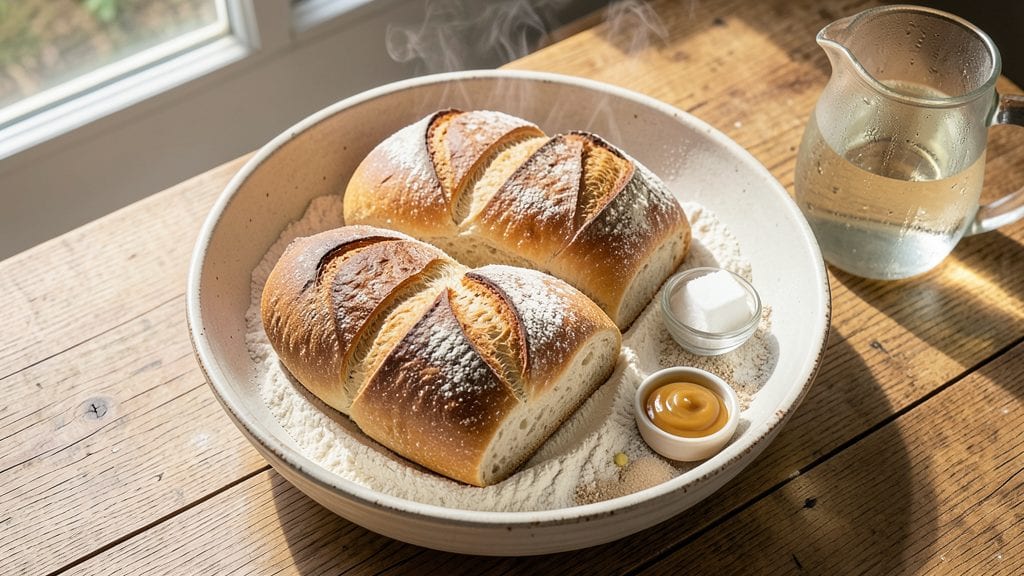 Old Fashioned White Bread Recipe: Soft-Crusted Loaf With No-Knead Ease