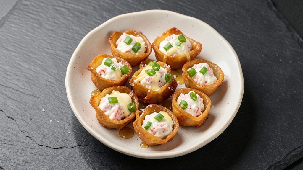 Philadelphia Cream Cheese Crab Rangoon Recipe: Crispy Wonton Shells With Gooey Cheese Center