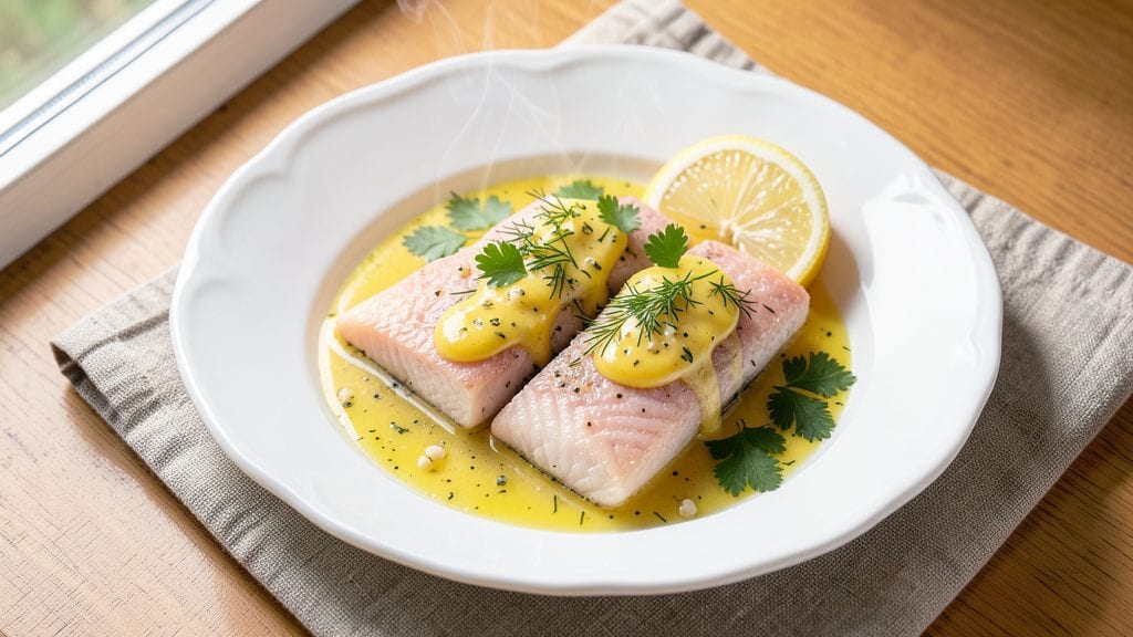 Steamed Halibut Recipe: Lightly Poached with Lemon Butter Brilliance