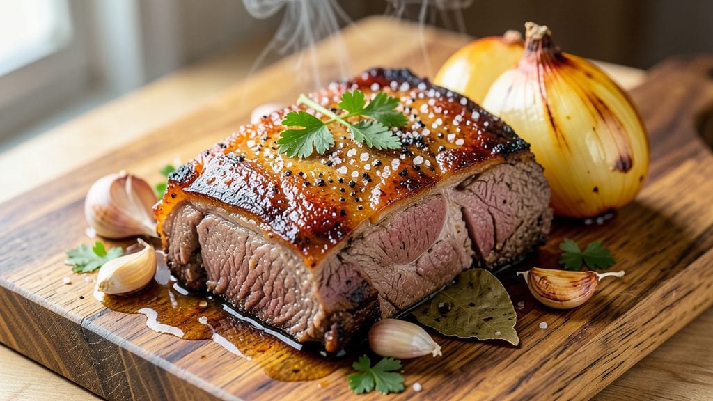 Traditional Jewish Beef Brisket Recipe: Spiced and Slow-Braised to Fall-Apart Richness