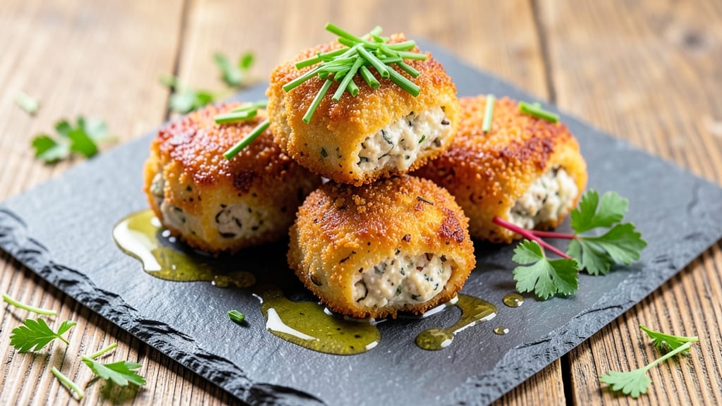 Veg Croquettes Recipe: Crispy Golden Bites With Herby Potato Core